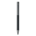 Stylo bille twist en alu recycl&eacute; Noir