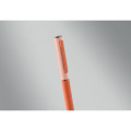 Stylo bille twist en alu recycl&eacute; Orange