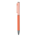 Stylo bille twist en alu recycl&eacute; Orange
