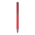 Stylo bille twist en alu recycl&eacute; Rouge