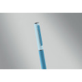 Stylo bille twist en alu recycl&eacute; Turquoise