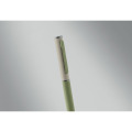 Stylo bille twist en alu recycl&eacute; Vert Menthe