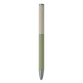 Stylo bille twist en alu recycl&eacute; Vert Menthe