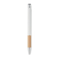 Stylo en aluminium encre bleue Blanc
