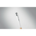 Stylo en aluminium encre bleue Blanc