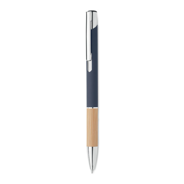 Stylo en aluminium encre bleue Bleu