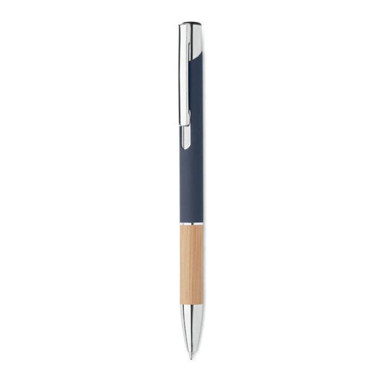Stylo en aluminium encre bleue Bleu