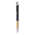 Stylo en aluminium encre bleue Noir