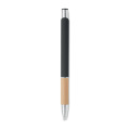 Stylo en aluminium encre bleue Noir