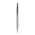 Stylo en aluminium recycl&eacute; Argent Mat