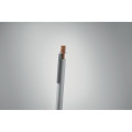 Stylo en aluminium recycl&eacute; Argent Mat