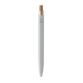 Stylo en aluminium recycl&eacute; Argent Mat