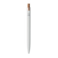 Stylo en aluminium recycl&eacute; Blanc