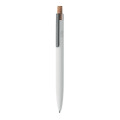 Stylo en aluminium recycl&eacute; Blanc
