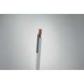 Stylo en aluminium recycl&eacute; Blanc