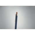 Stylo en aluminium recycl&eacute; Bleu
