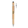 Stylo niveau &agrave; bulle en bambou Bois