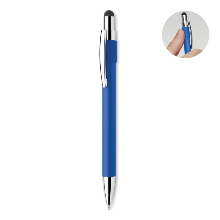 Stylo stylet spinner Bleu Royal