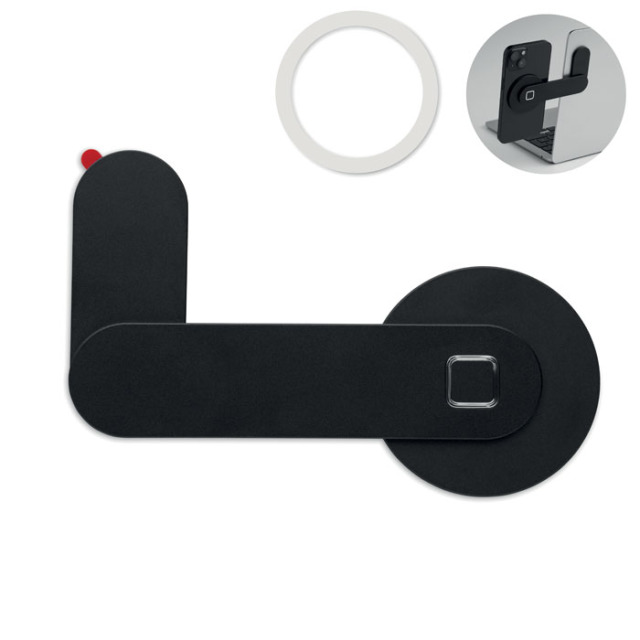 Support magnétique téléphone Noir
