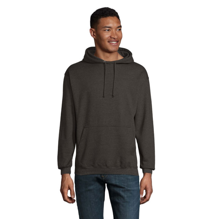Sweat Unisex Capuche Anthracite Chine XXS