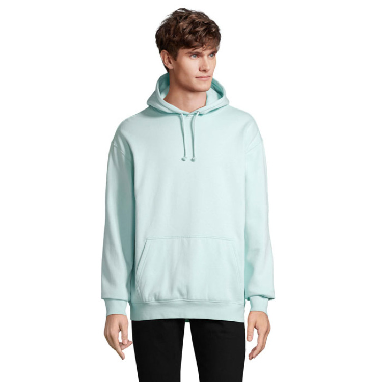 Sweat Unisex Capuche Bleu Arctique XXL