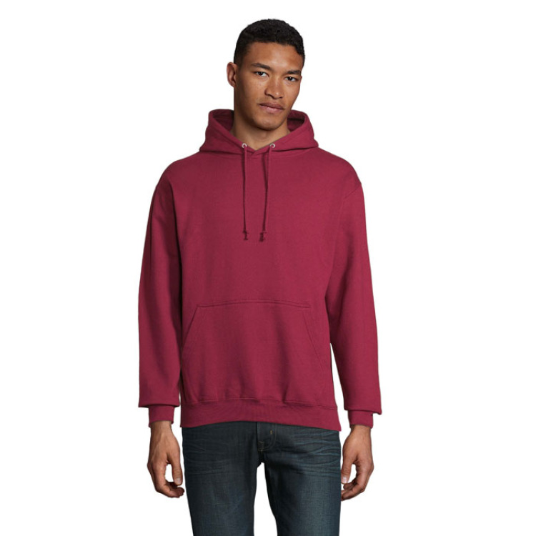Sweat Unisex Capuche Bordeaux XXS