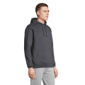 Sweat Unisex Capuche Gris Souris XXL