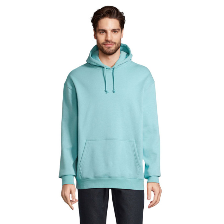 Sweat Unisex Capuche Pool Blue XXS