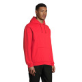 Sweat Unisex Capuche Rouge Vif 3XL
