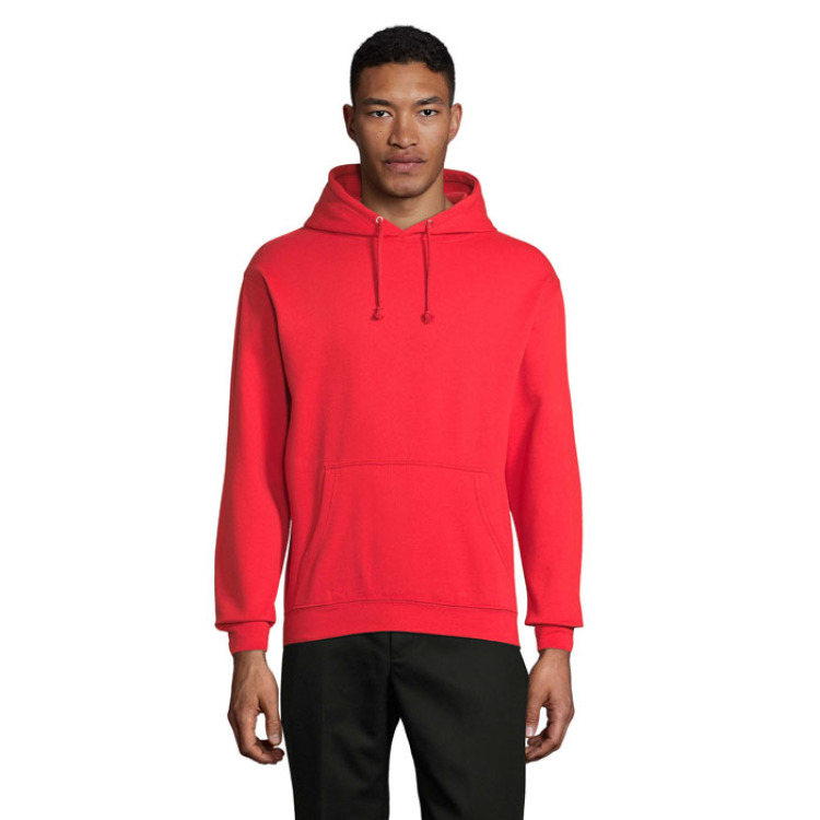 Sweat Unisex Capuche Rouge Vif XXL