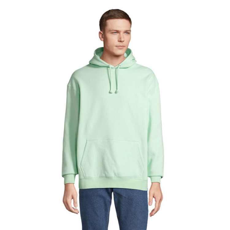 Sweat Unisex Capuche Vert Glace XXL