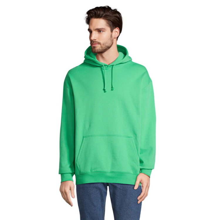 Sweat Unisex Capuche Vert Printemps XXL