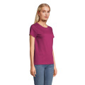 T-Shirt col rond en coton bio Femme Astral Purple