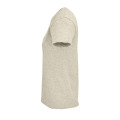 T-Shirt col rond en coton bio Femme Beige Chine