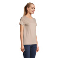 T-Shirt col rond en coton bio Femme Corde