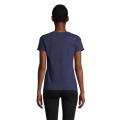 T-Shirt col rond en coton bio Femme French Marine