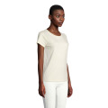 T-Shirt col rond en coton bio Femme Naturel