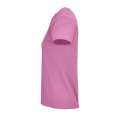 T-Shirt col rond en coton bio Femme Rose Orchid&eacute;e