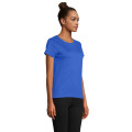 T-Shirt col rond en coton bio Femme Royal