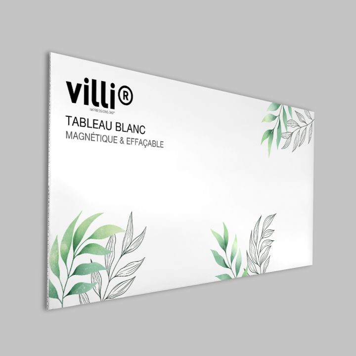 Tableau blanc 98 x 98 cm