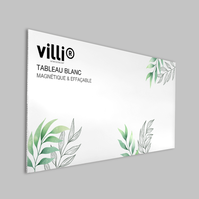 Tableau blanc 98x98cm