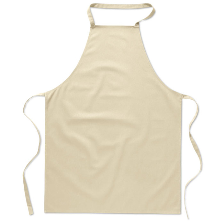 Tablier coton Beige