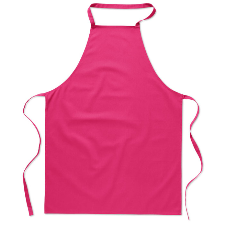 Tablier coton Fuchsia