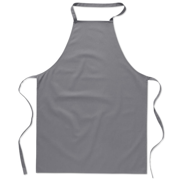Tablier coton Gris