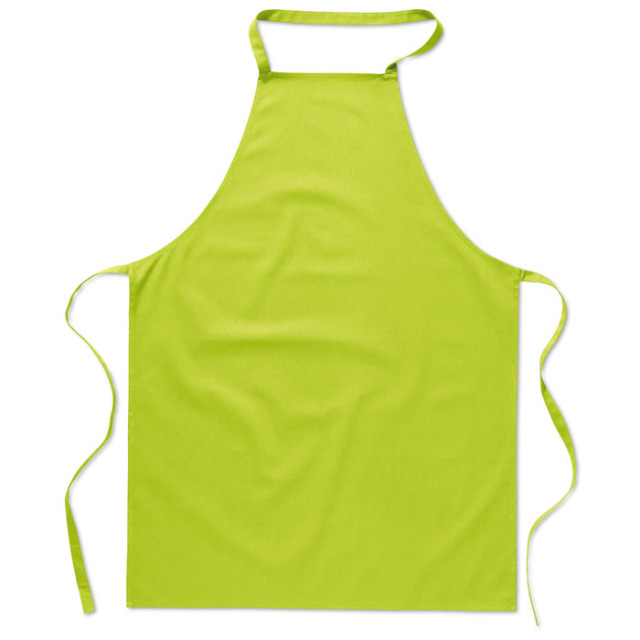 Tablier coton Lime