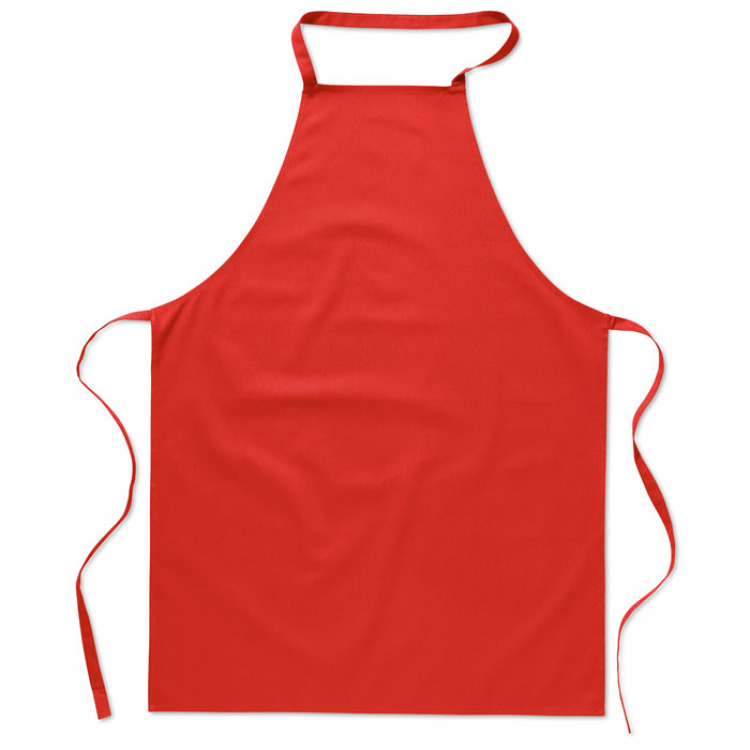 Tablier coton Rouge