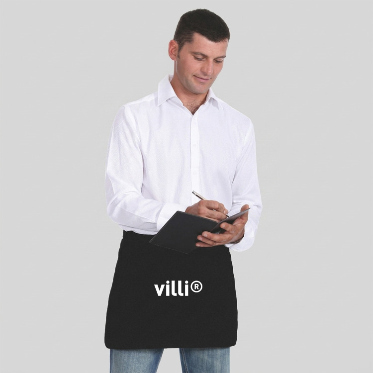 Tablier de cuisine court Noir