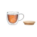 Tasse double paroi en verre Transparent