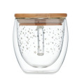 Tasse double paroi en verre Transparent