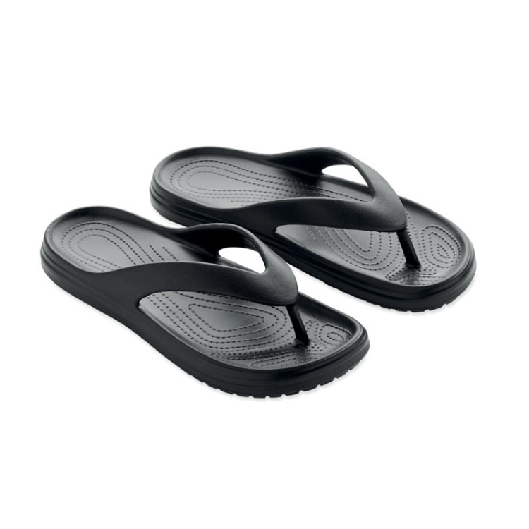 Tongs en EVA. Taille 38/39. Noir